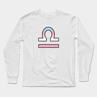 Libra Trans Pride Symbol Long Sleeve T-Shirt